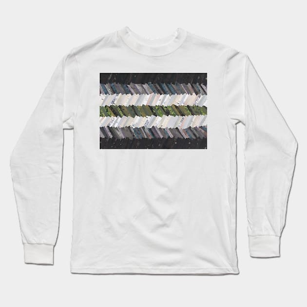 Agender Pride Flag Long Sleeve T-Shirt by cajunhusker